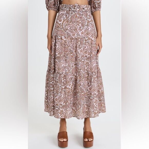 Minkpink Jedda Belted Midi Skirt - Picture 1 of 7